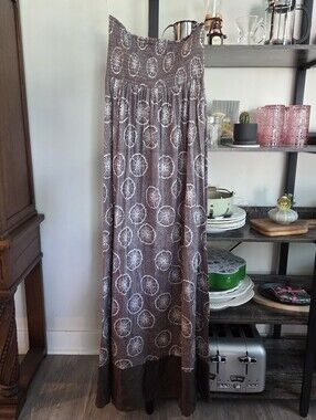 Velvet By Graham And Spencer Tube Dress Large Modal Cotton Silk Made In USA